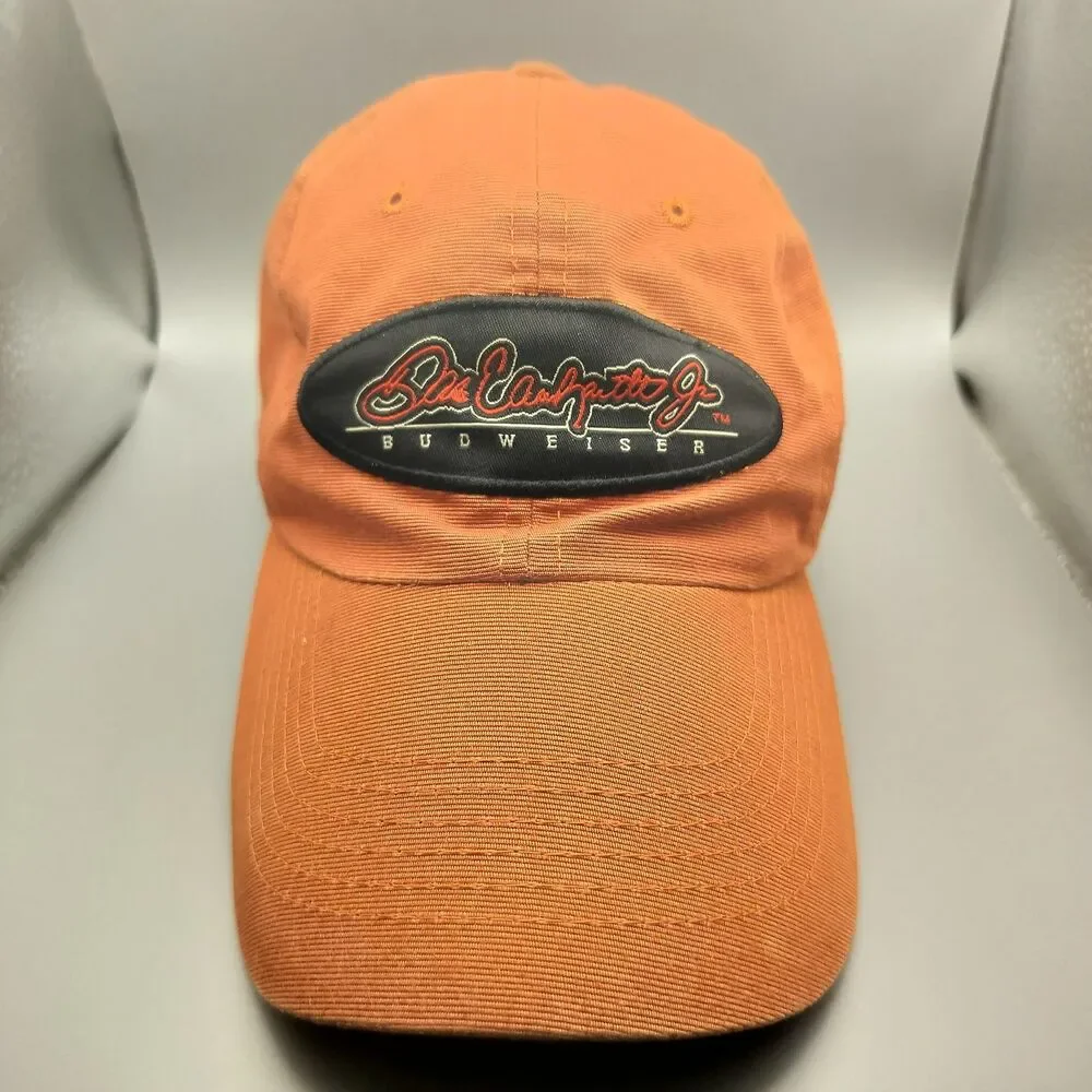 Dale Earnhardt Jr. Budweiser NASCAR #8 Chase Authentics Orange Baseball Cap Hat
